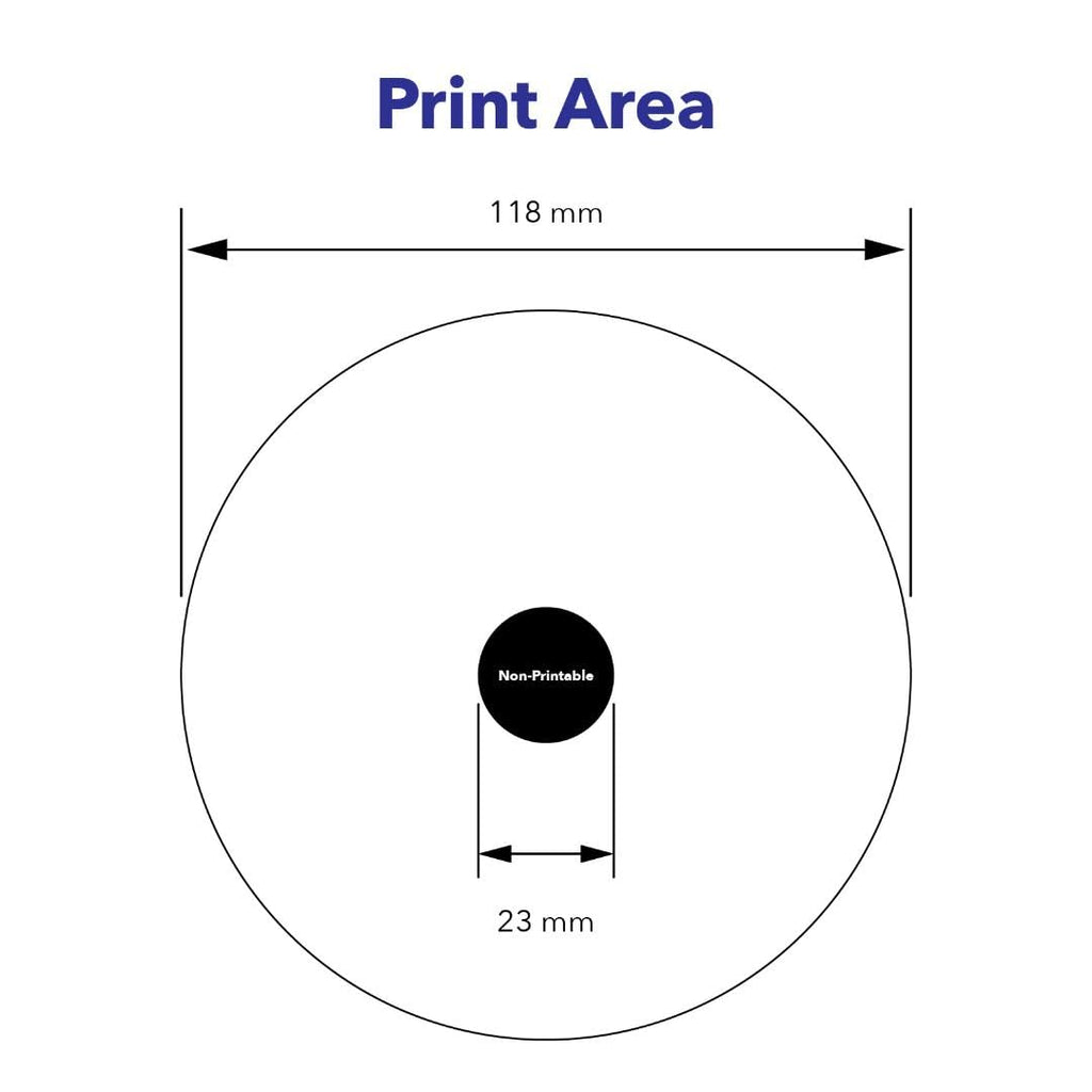 DVD+R DL 8.5GB 8X Hub Printable Discs 50 Pack Z353072