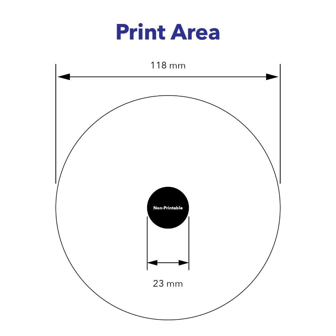 DVD+R DL 8.5GB 8X Hub Printable Discs 50 Pack Z353072