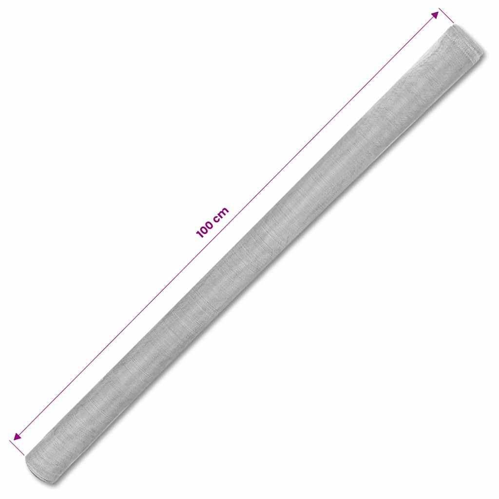 Aluminum Window Screen Roll 39.4x196.9 Inch Silver Mesh Q650