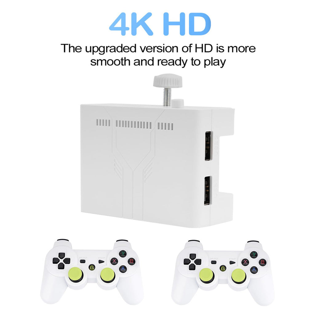 Retro Game Console 4K HD Wireless TV Stick Dual Handle Portable C4827