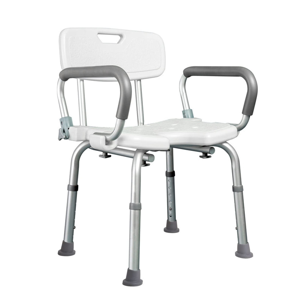 Padded Shower Chair with Arms and Back W295