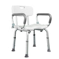 Padded Shower Chair with Arms and Back W295