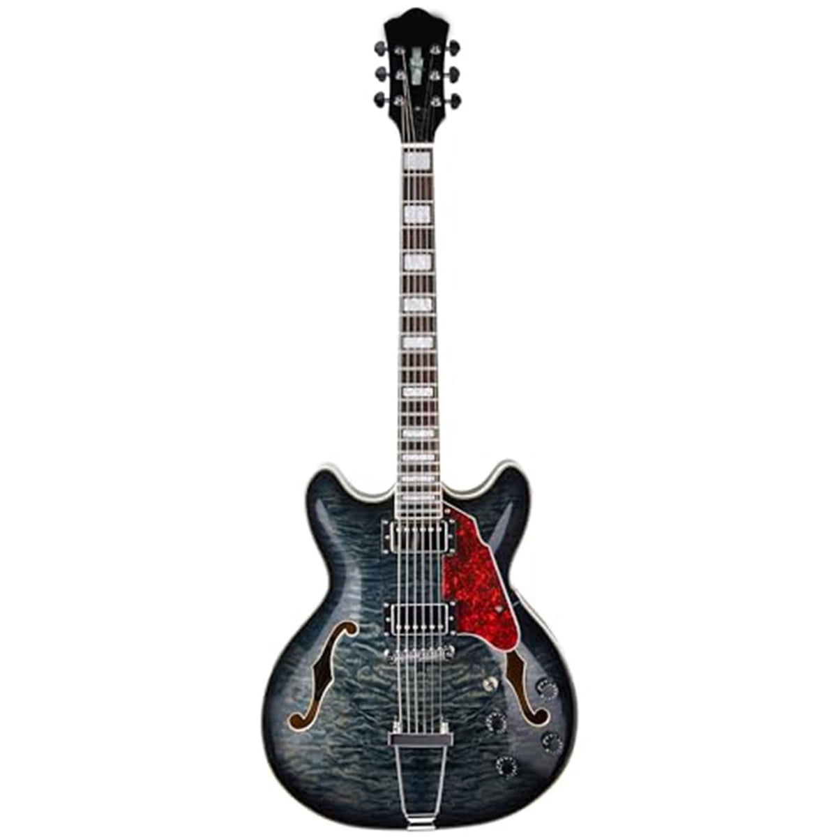Semi Hollow Electric Guitar with Case H933