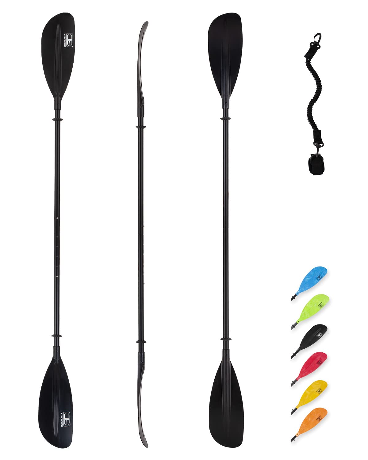 Adjustable Kayak Paddle with Paddle Leash E624939