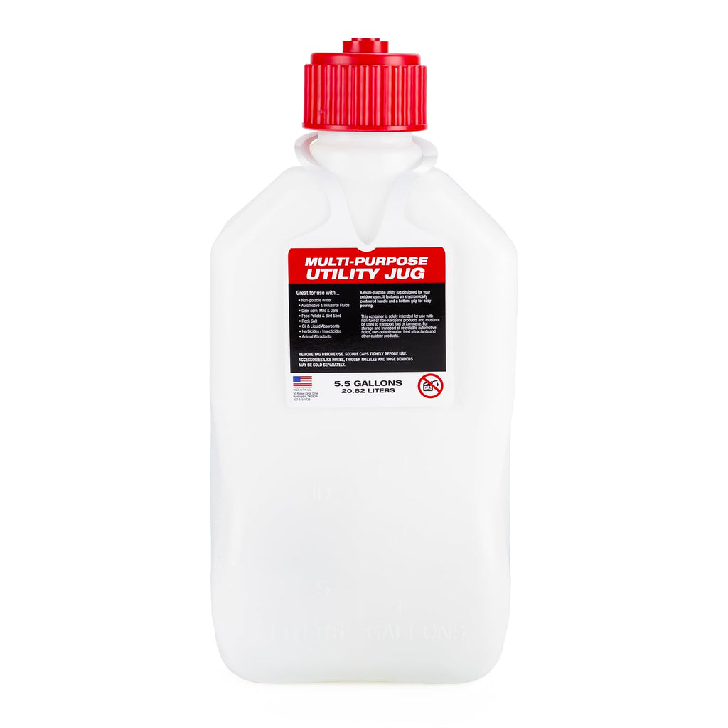 5.5 Gallon Square Motorsport Jug with Standard Hose 2 Pack G86539
