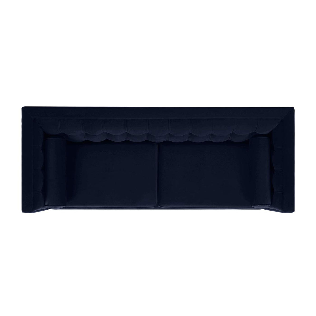 Dark Navy Blue Performance Velvet Tufted Sofa Q50070