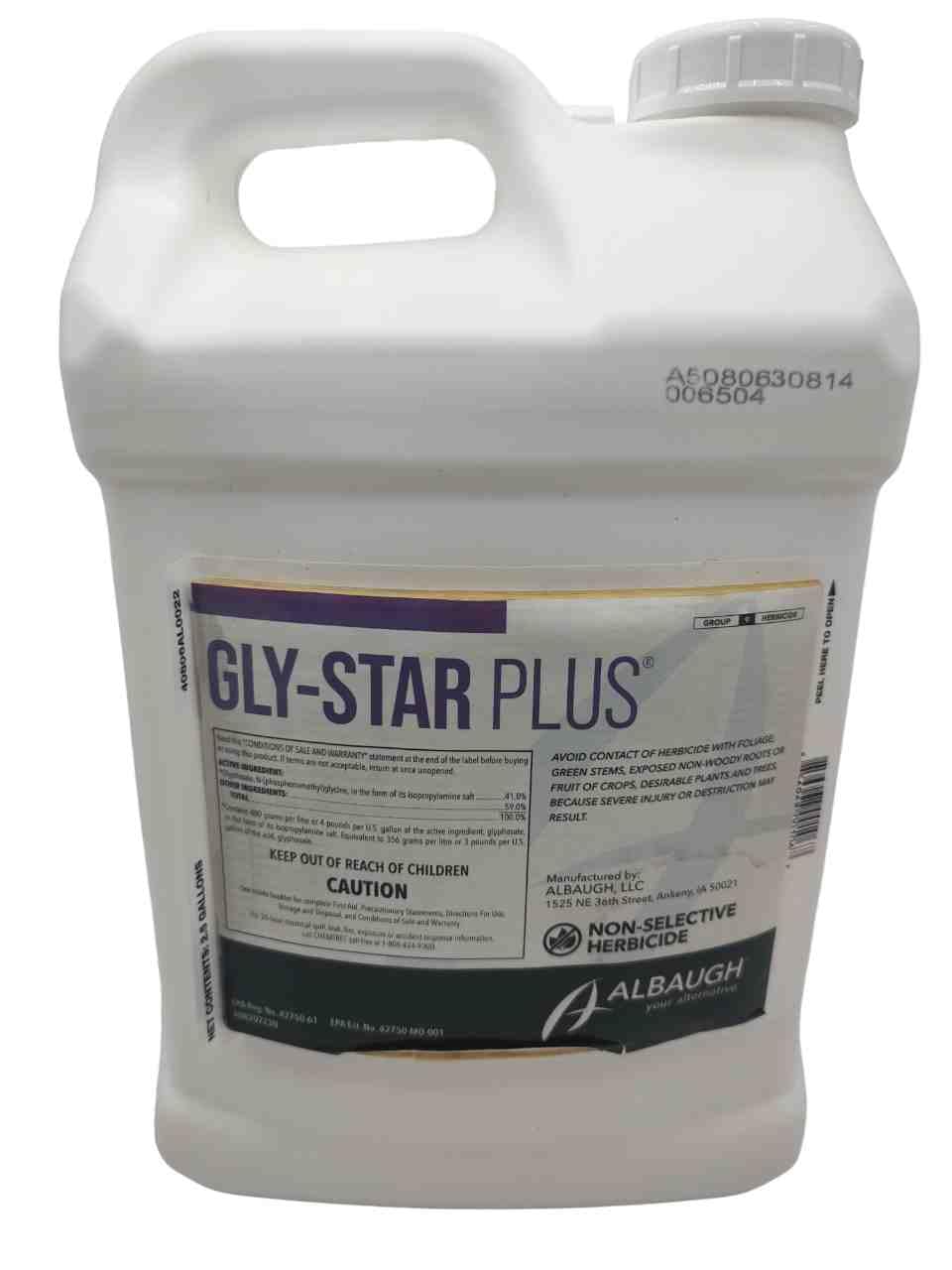 2.5 Gallons 41% Glyphosate Herbicide with Surfactant F752