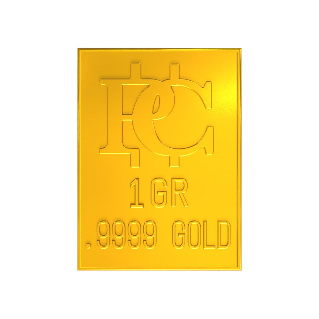 Gold and Silver Bullion Bar 1 Grain W221