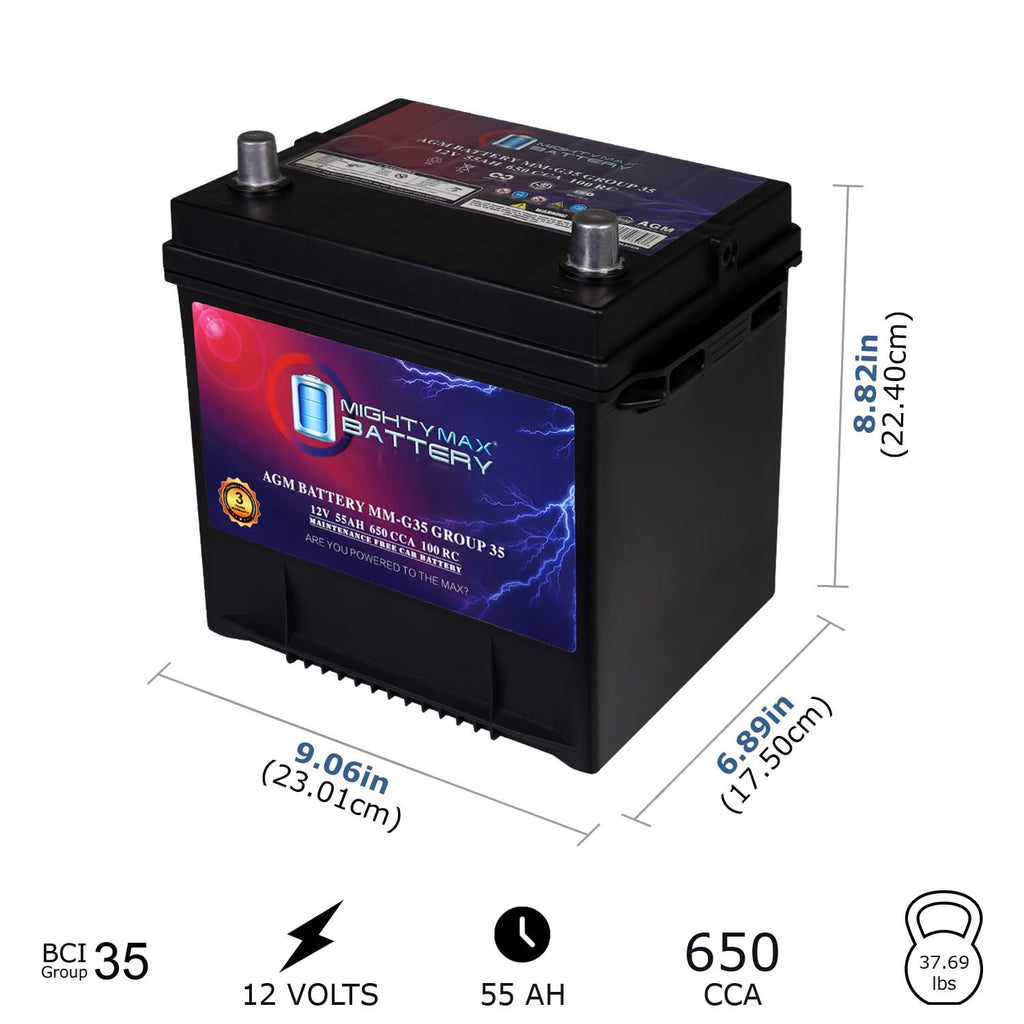 12V 55Ah AGM Replacement Battery L62389