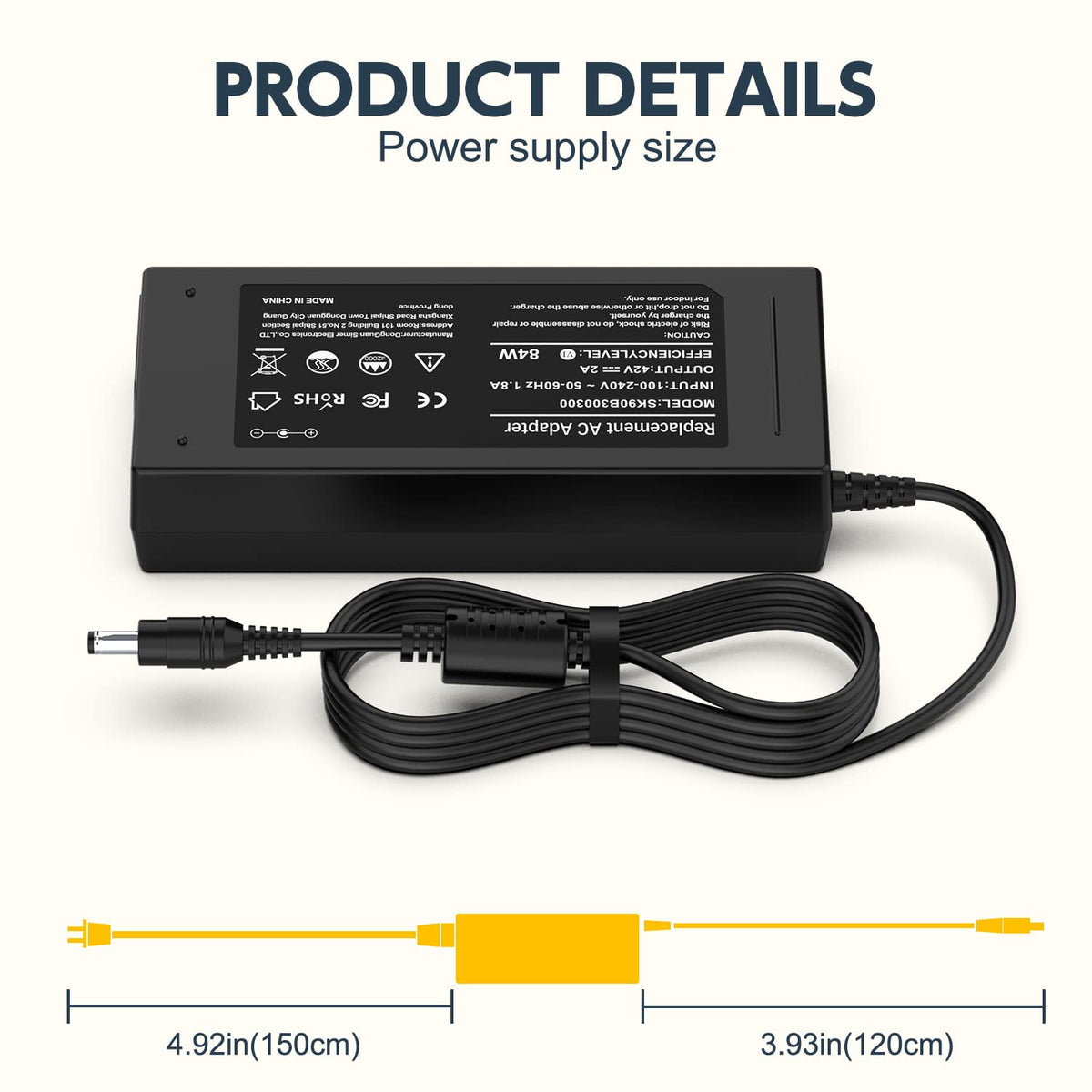 42V AC Adapter Charger R768383