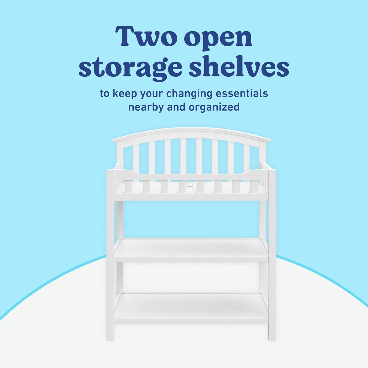 White Changing Table with Changing Pad D293