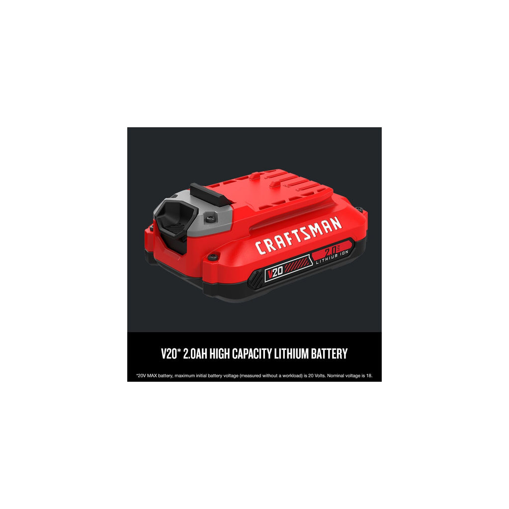 2Ah Lithium Ion Battery 2-Pack and Charger Starter Kit L836039