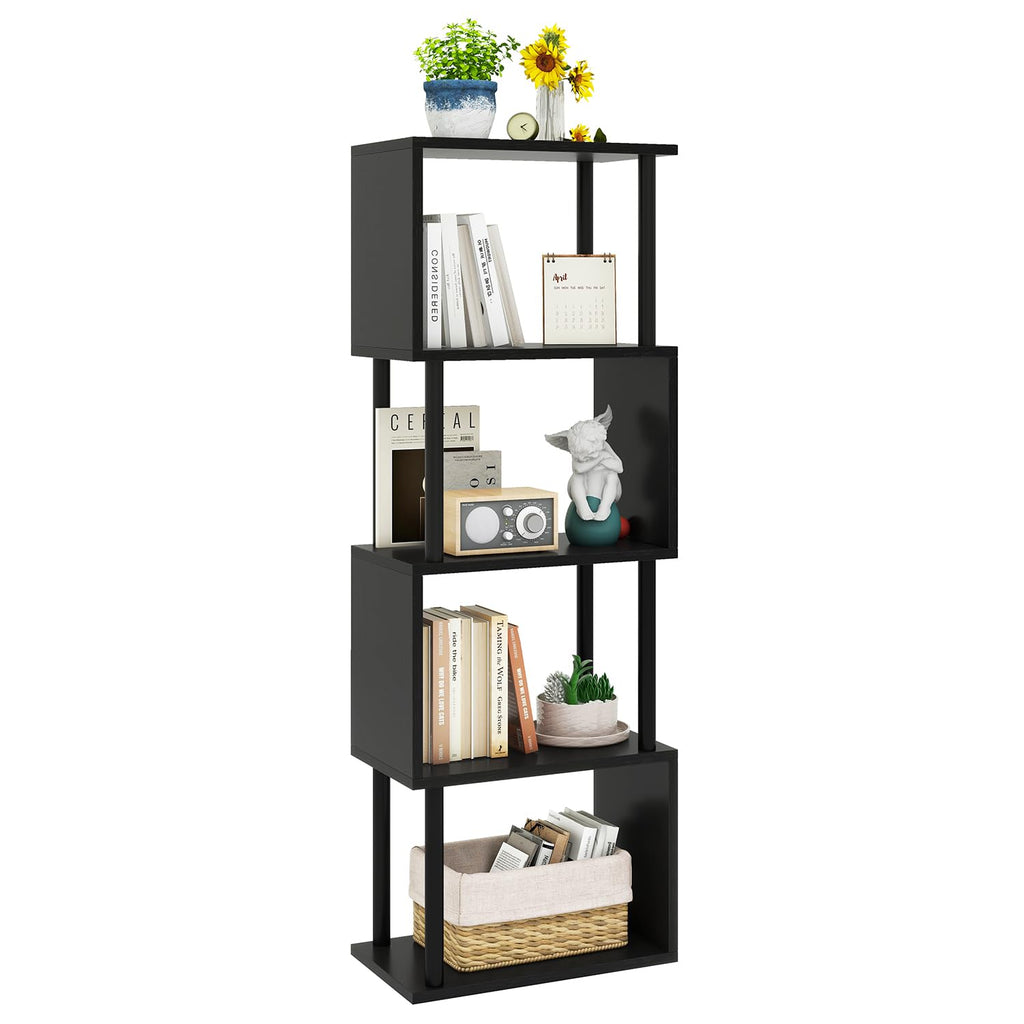 5-Tier Black Bookshelf I8265