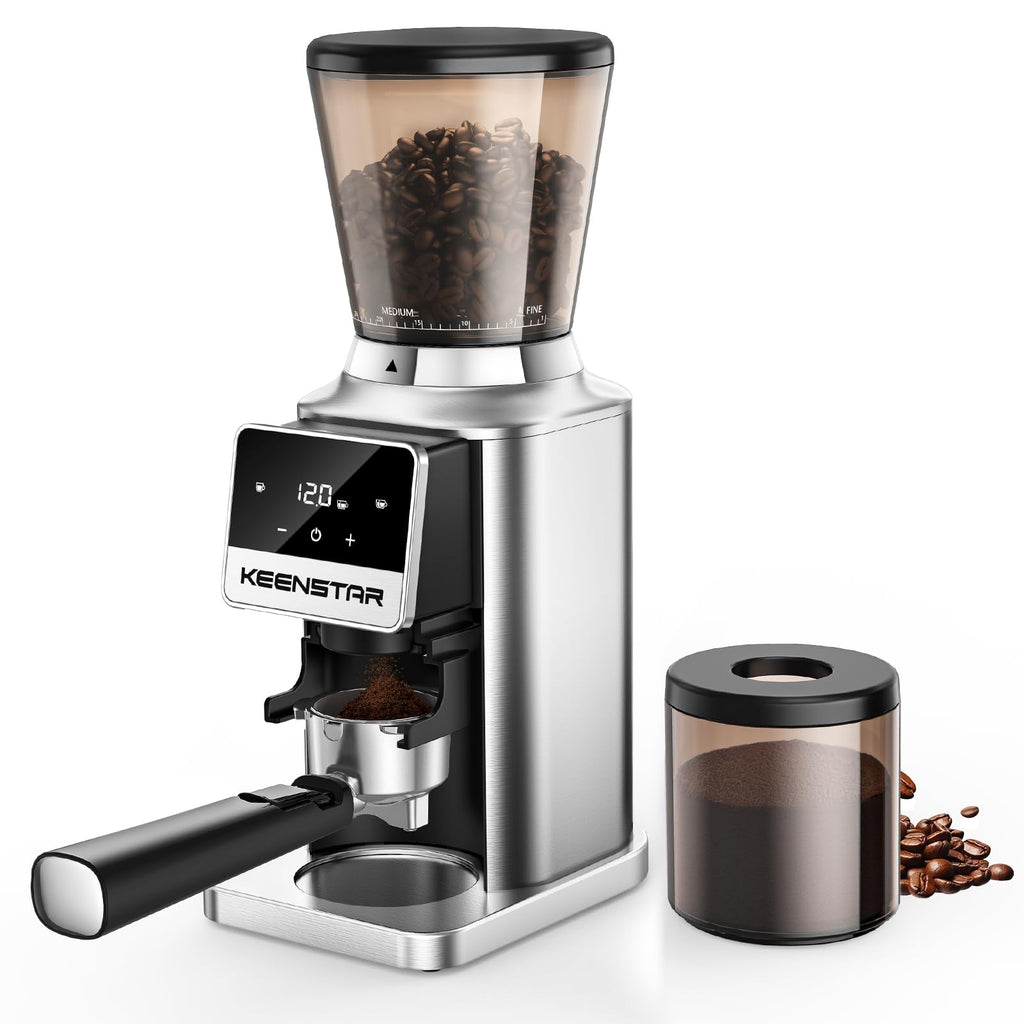 Conical Burr Coffee Grinder with Touch Screen 34 Grind P458