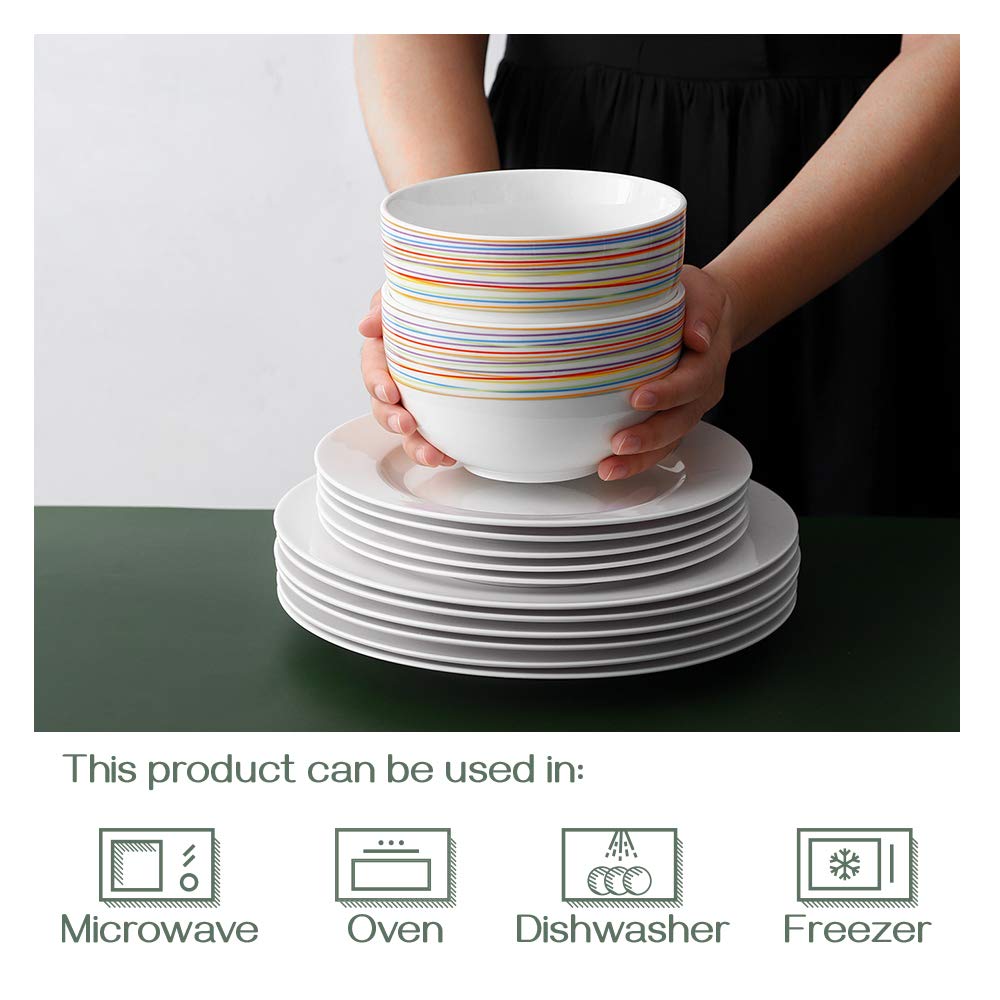 5.8" 30 Ounces Ceramic Bowls Set of 4 Q158027