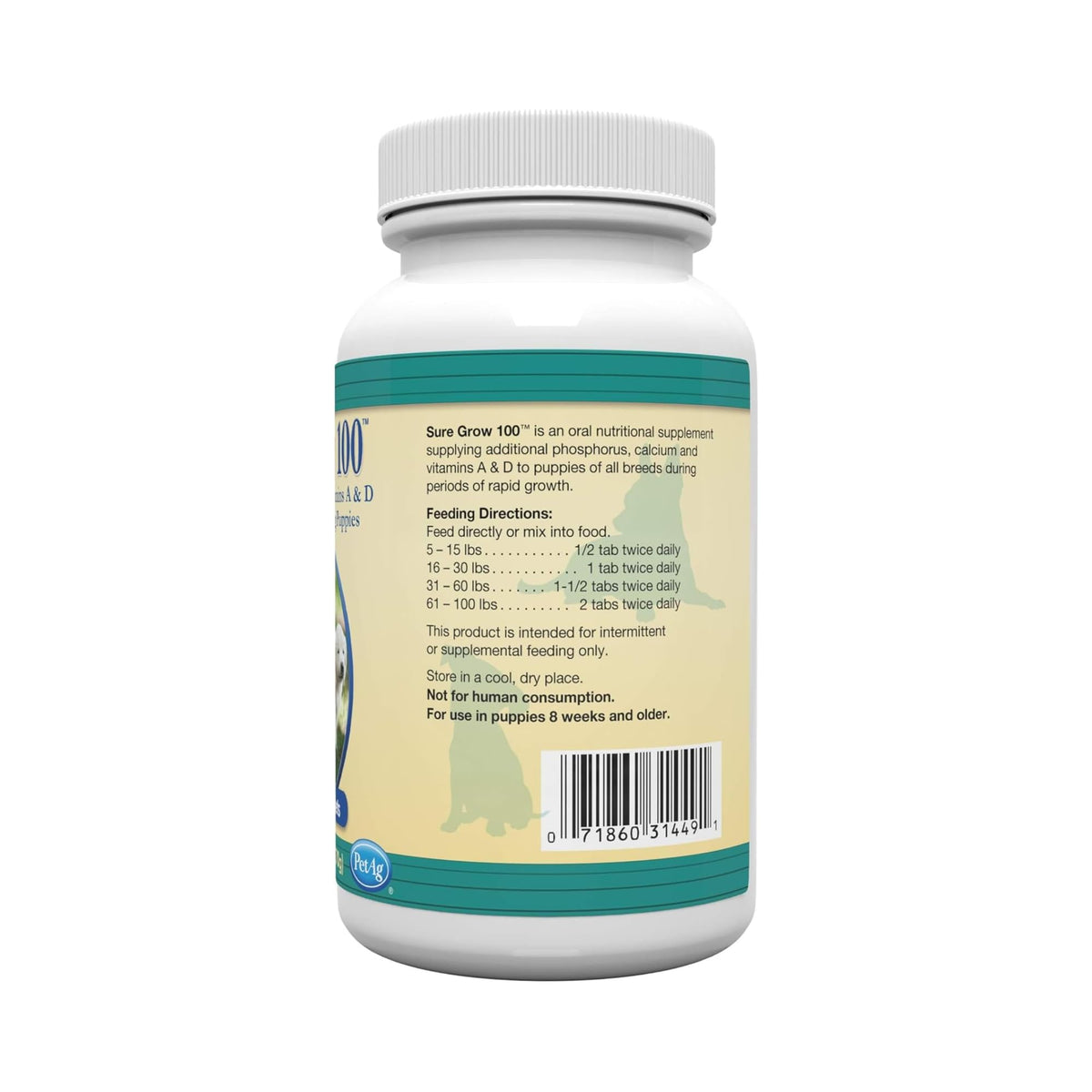 100 Chewable Tablets with Calcium, Phosphorus, and Vitamins A & D R139