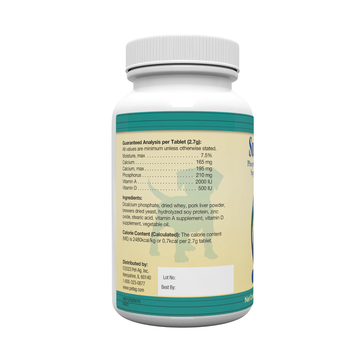 100 Chewable Tablets with Calcium, Phosphorus, and Vitamins A & D R139