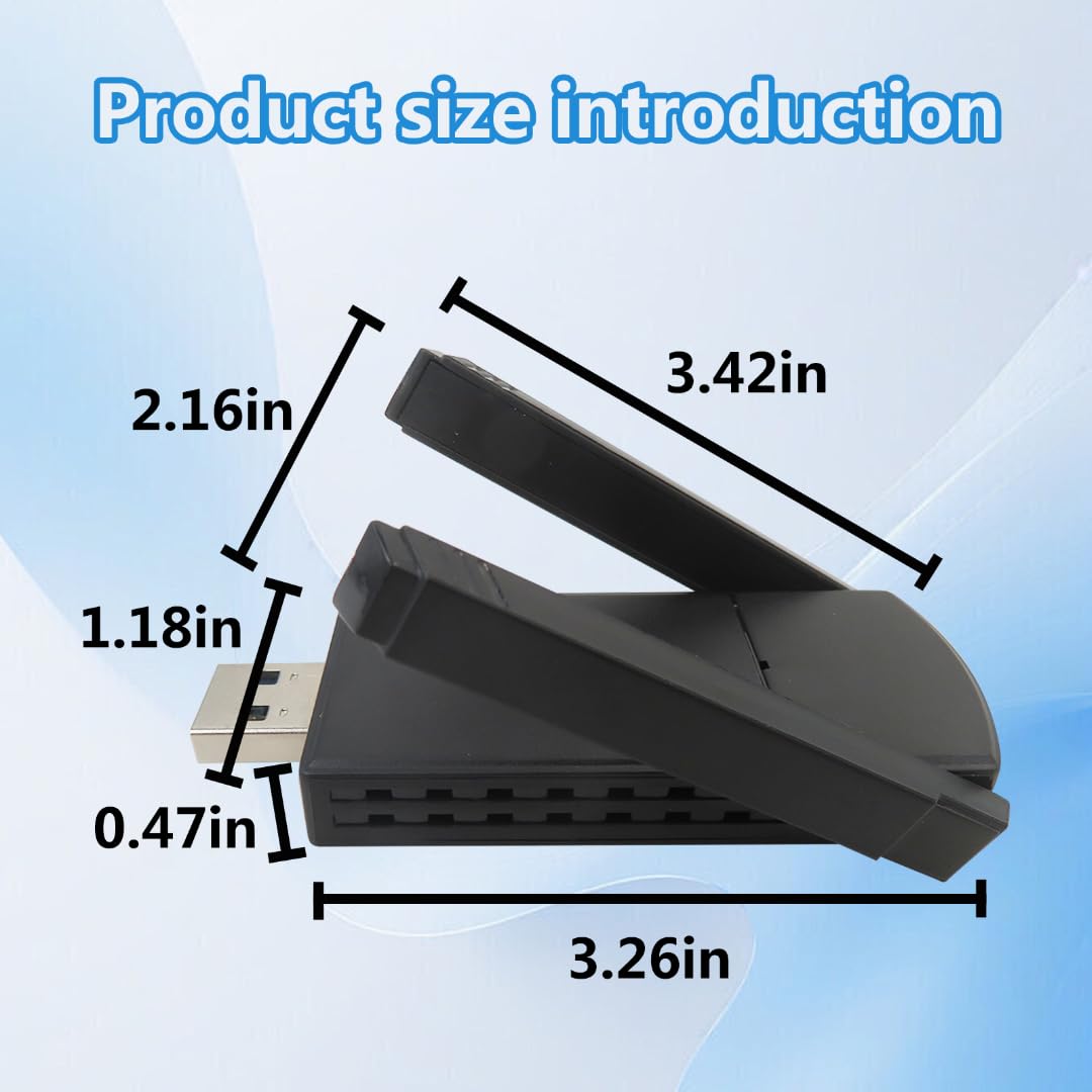 AC1300Mbps USB 3.0 Dual Band Wireless WiFi Adapter W650004