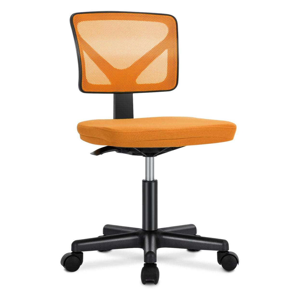 Armless Mesh Rolling Office Chair O88943