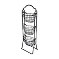 Adjustable 3-Tier Metal Floor Standing Storage Basket J1895