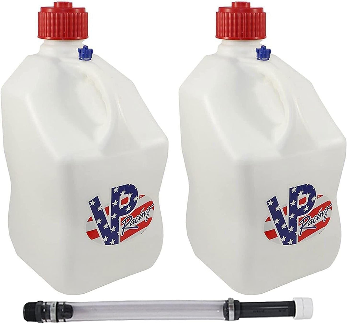5.5 Gallon Square Motorsport Jug with Standard Hose 2 Pack G86539