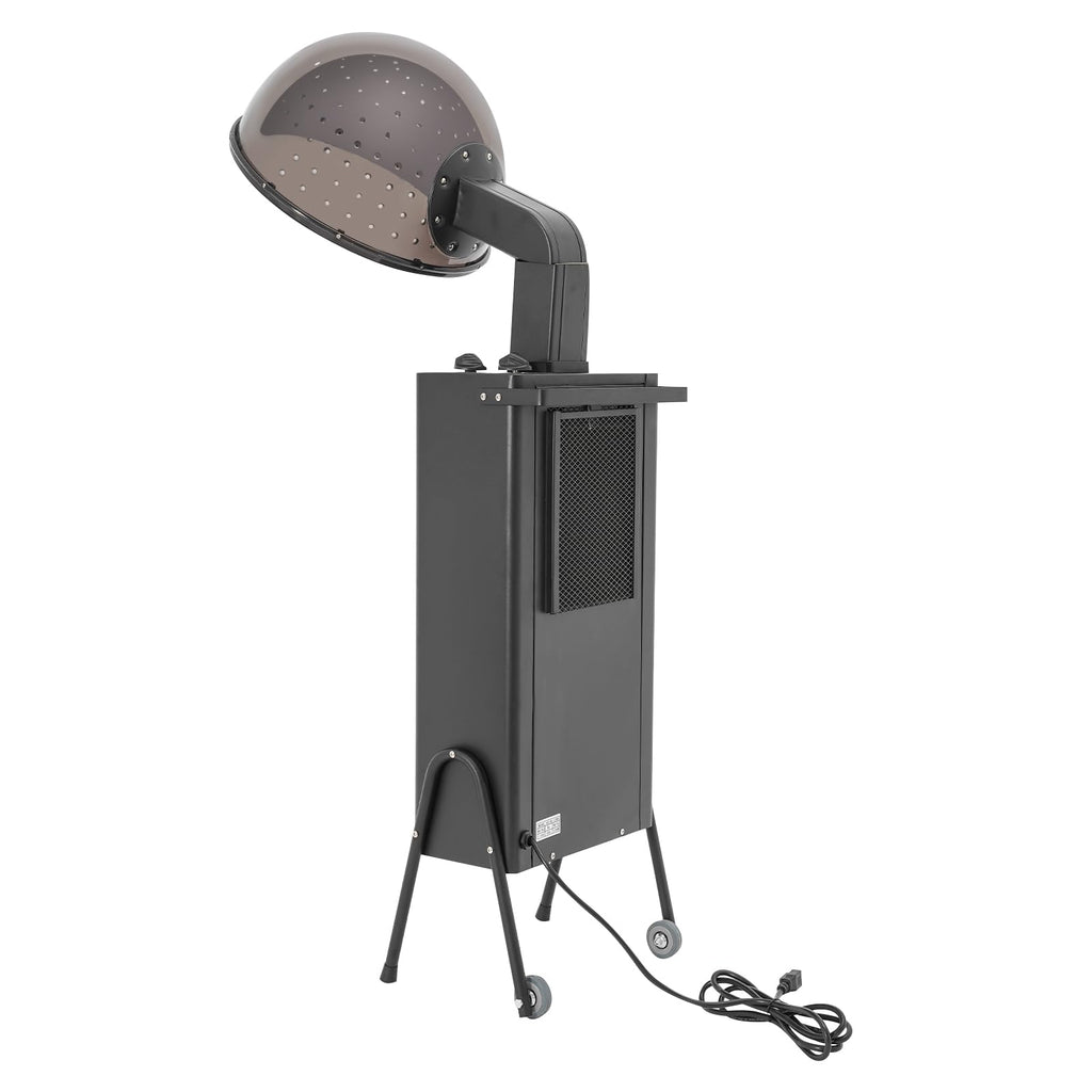 Black 1200w Hooded Hair Dryer with Timer X225874