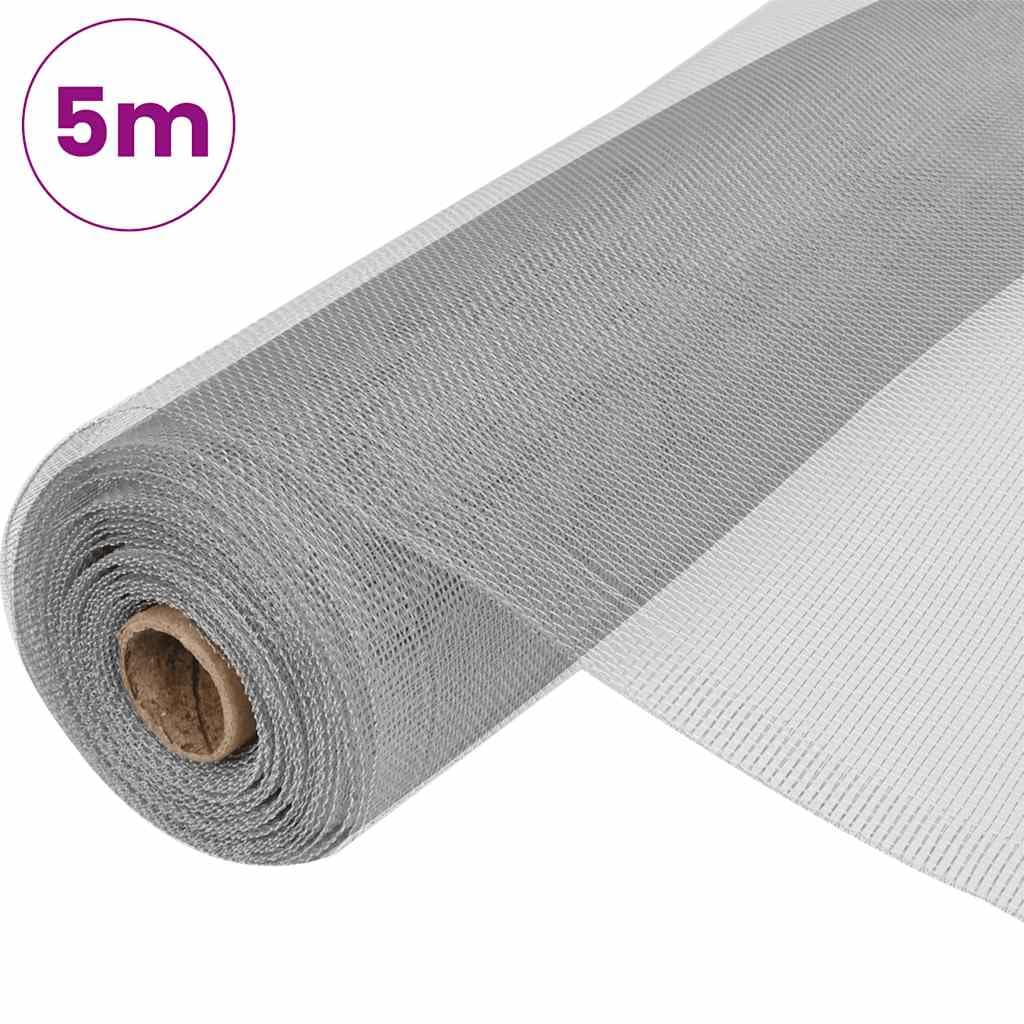 Aluminum Window Screen Roll 39.4x196.9 Inch Silver Mesh Q650
