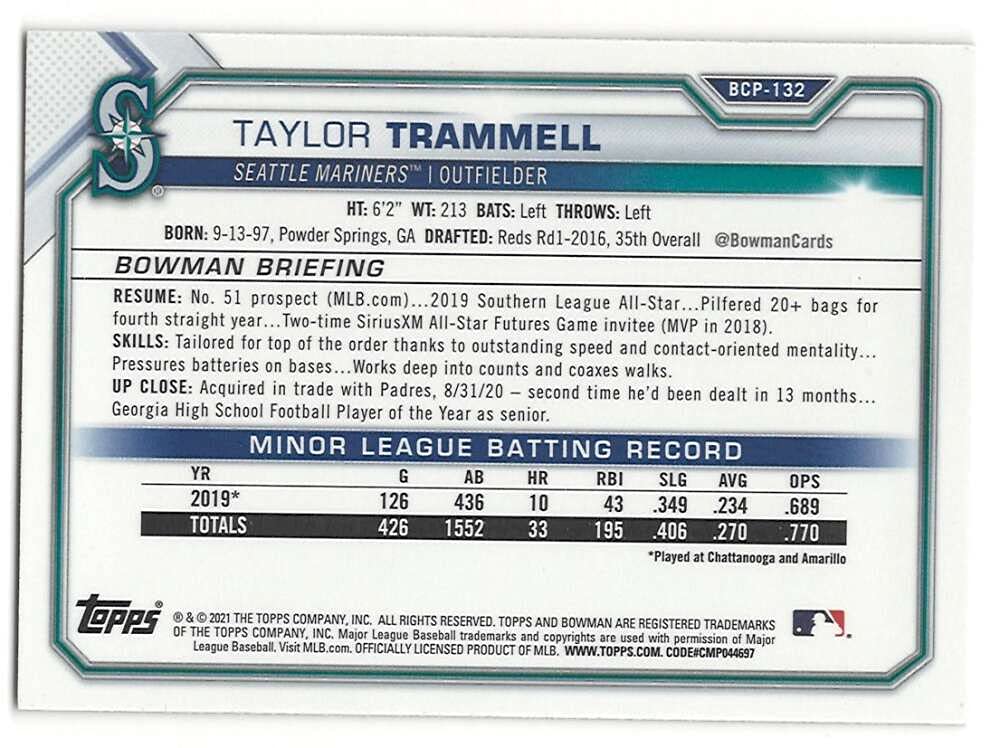 Baseball Card L3399