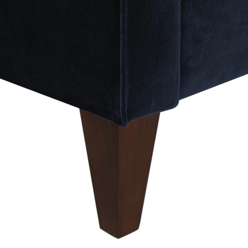 Dark Navy Blue Performance Velvet Tufted Sofa Q50070
