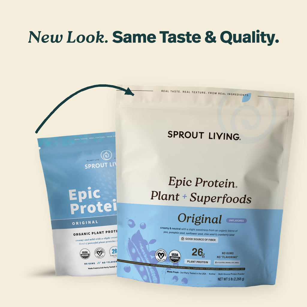 Organic Vegan Plant Based Protein Powder 5 lb T3260