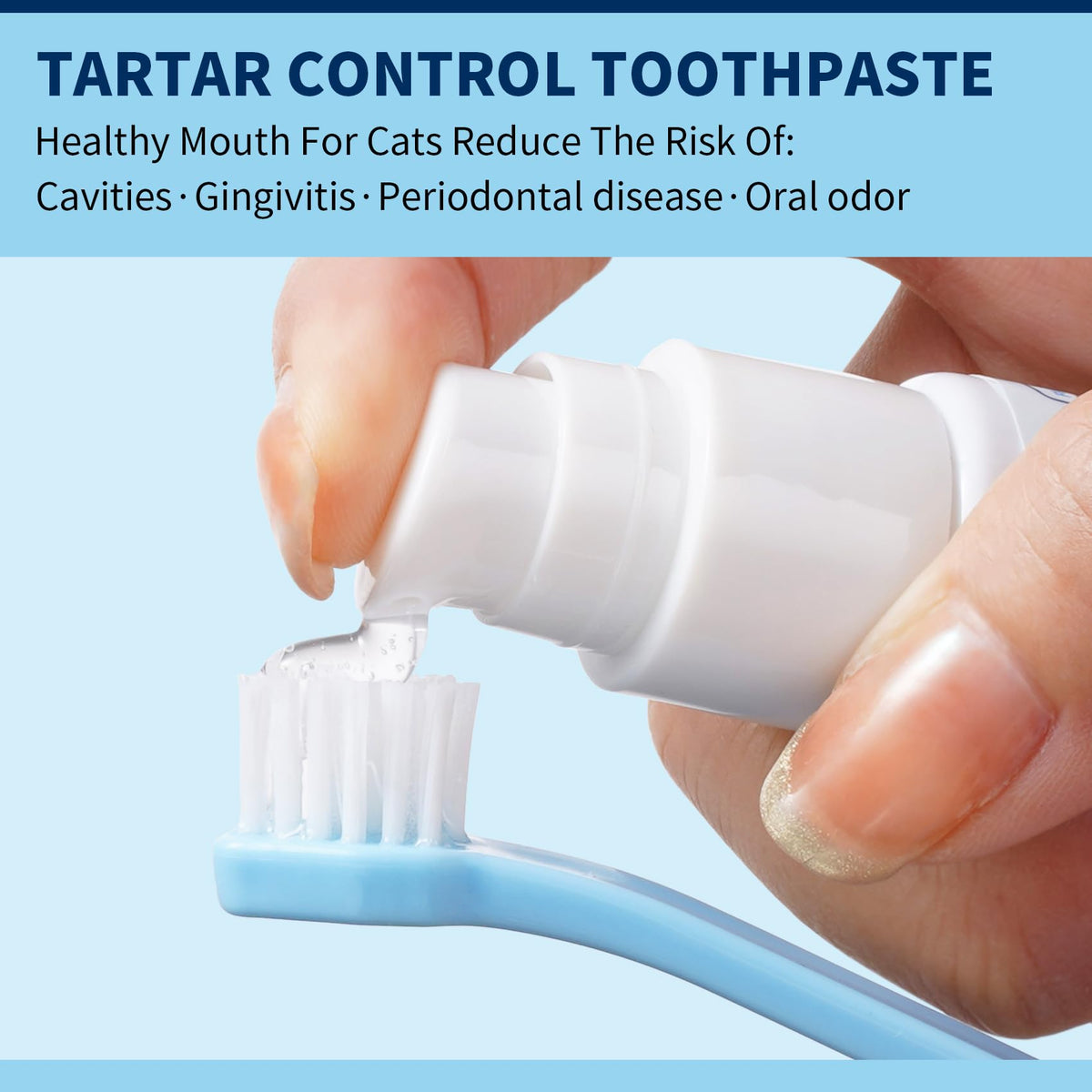 Tuna Flavor Toothpaste 1.06 oz with Toothbrush & Finger Brush U6644