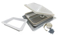 Non Powered RV Roof Vent White Lid H2581