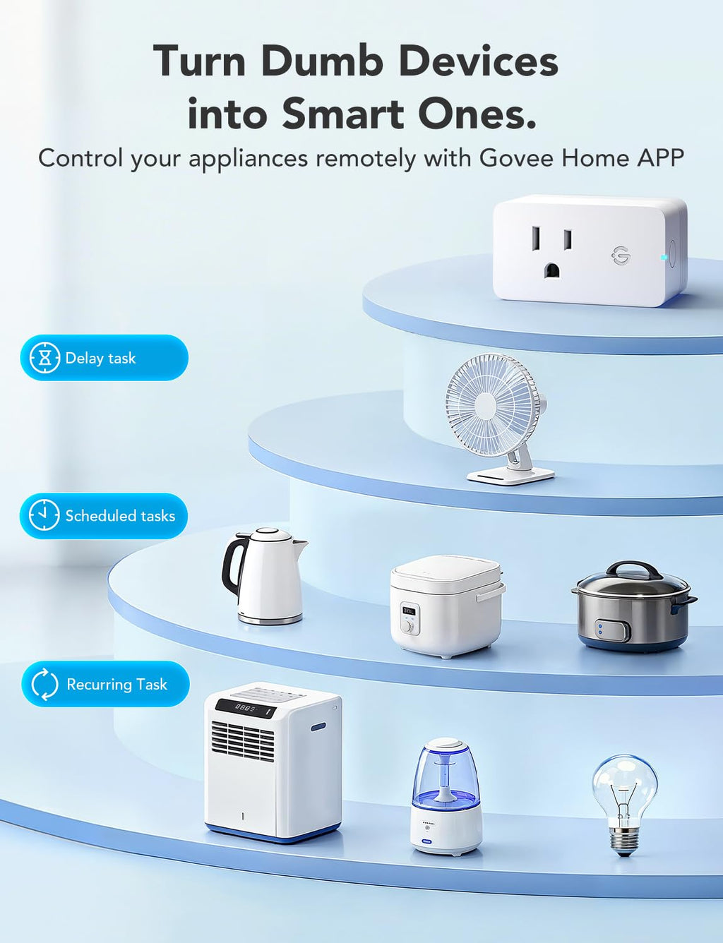 Smart Plug with Energy Monitoring, 1 Pack D86417