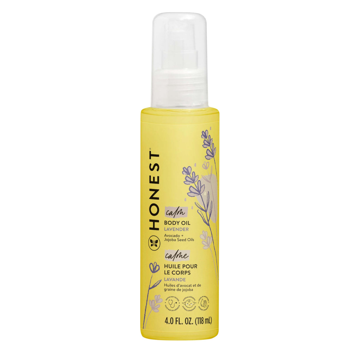 Hypoallergenic Lavender Infused Body Oil 4.0 fl oz J414