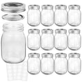 16oz Regular Mouth Mason Jars 12 Pack S619906