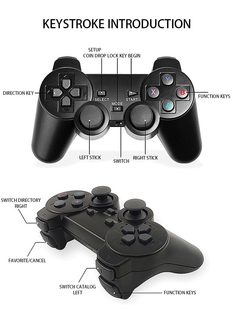 2027 Retro Gaming Console, 20,748+ Retro Game Stick, 27 Emulators C54903