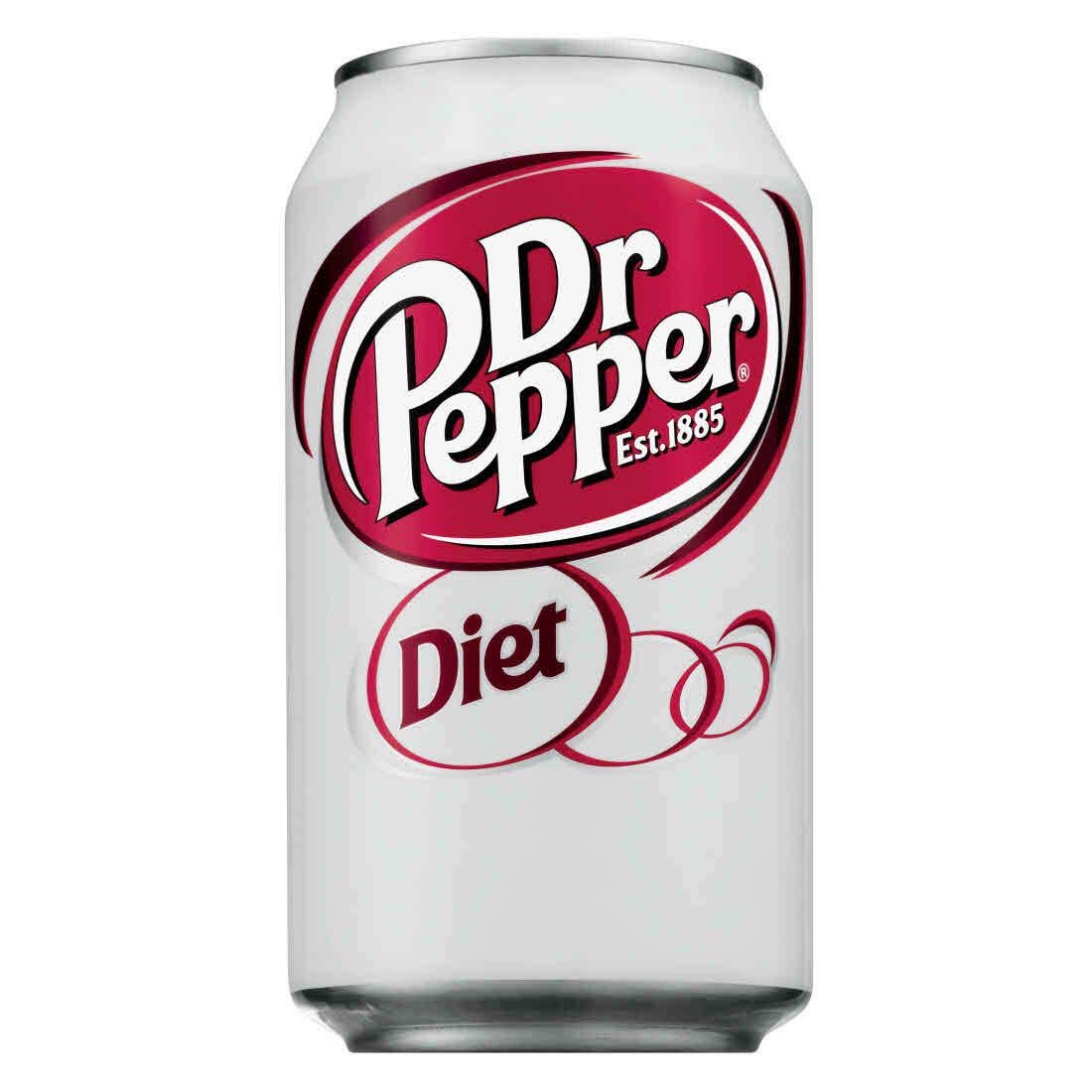 Diet Dr Pepper Soda 12 Fl Oz Cans Pack of 15 O20289