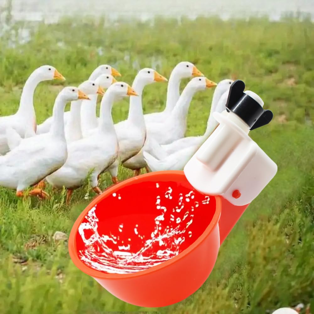 12 Pack Poultry Waterer Cups with Drill J3912