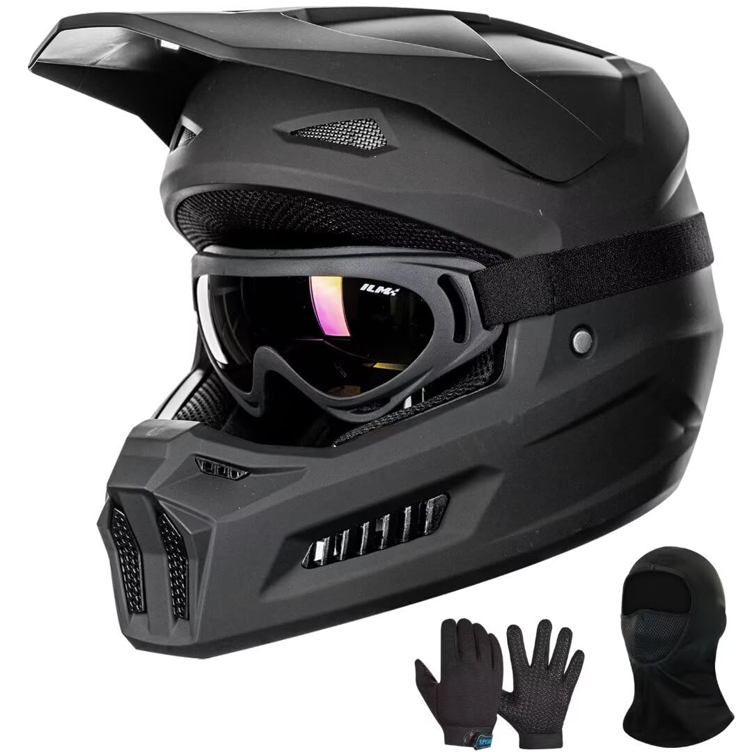 Kids Youth Full Face Dirt Bike Helmet L422629