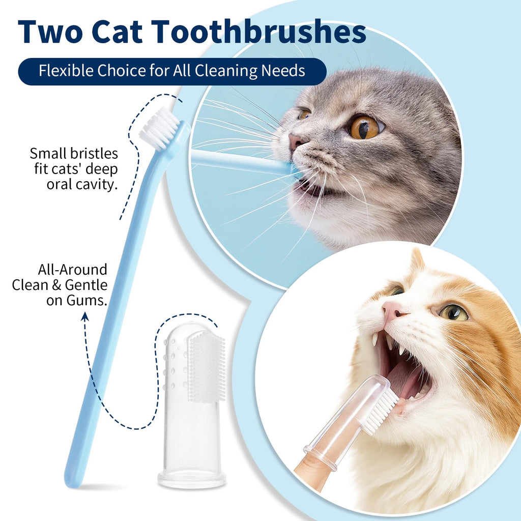 Tuna Flavor Toothpaste 1.06 oz with Toothbrush & Finger Brush U6644