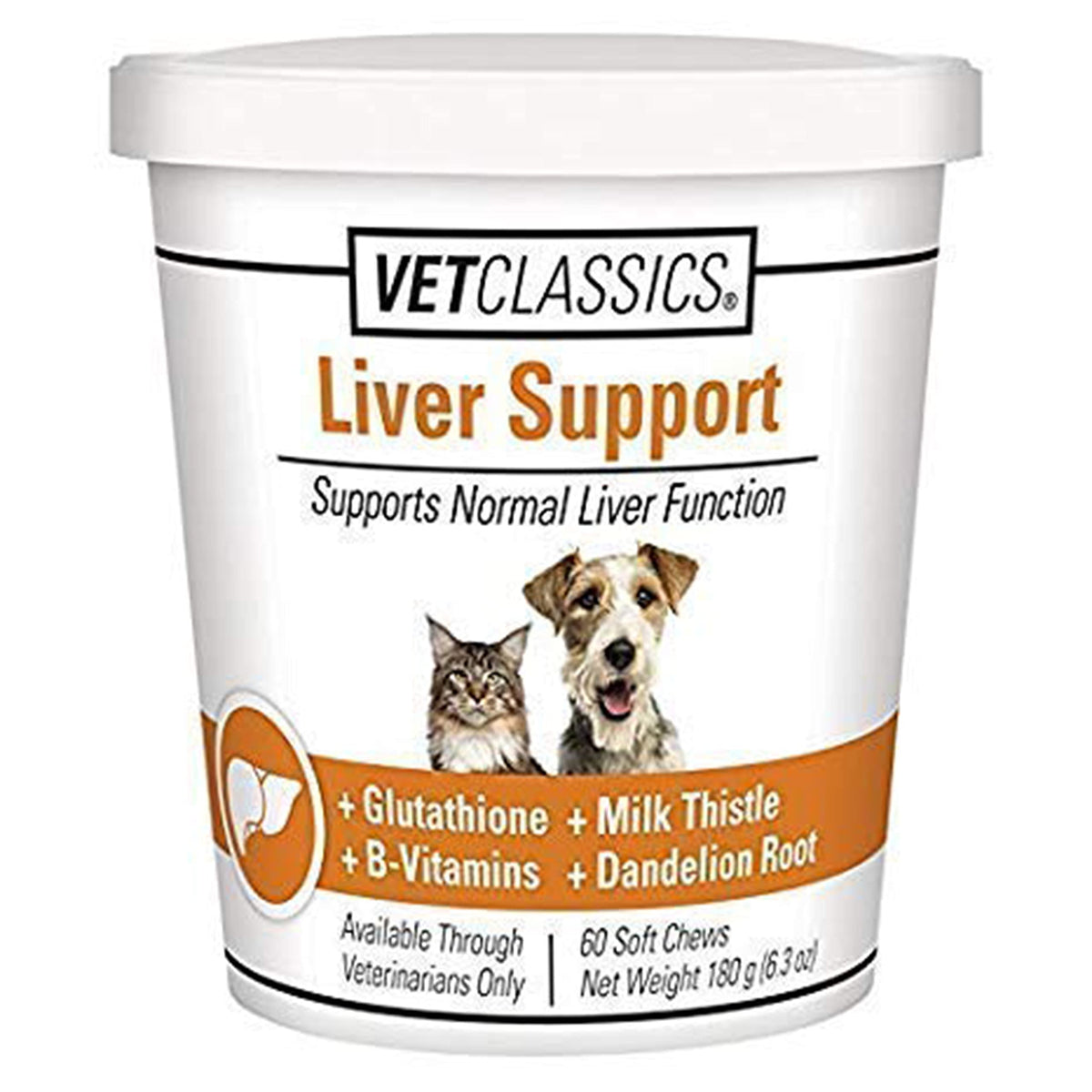 Liver Support Pet Health Supplement 60 Ct Q898