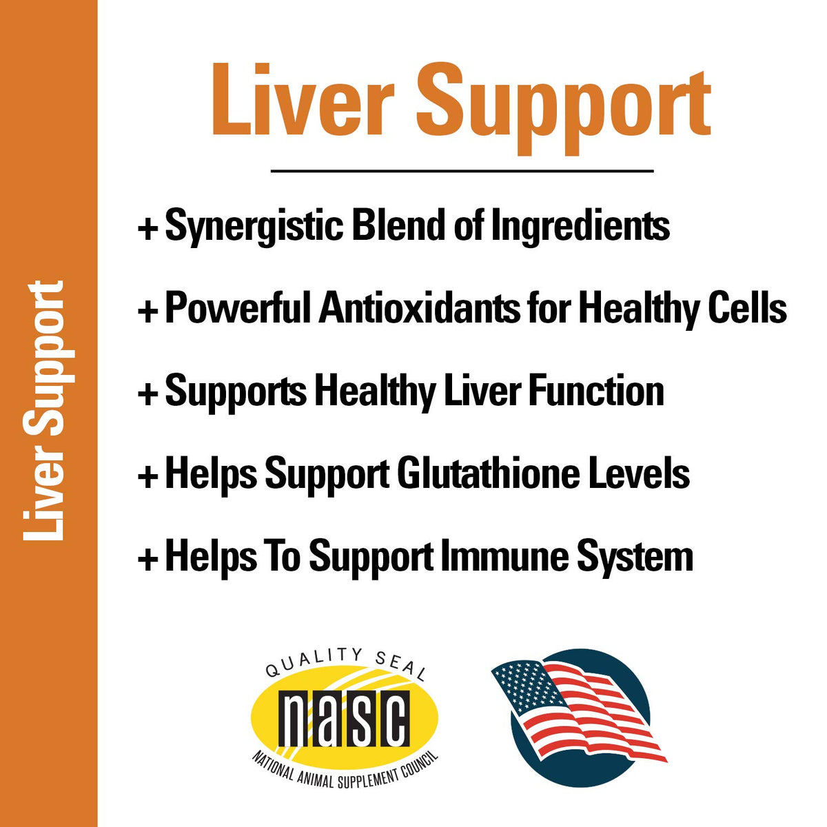 Liver Support Pet Health Supplement 60 Ct Q898