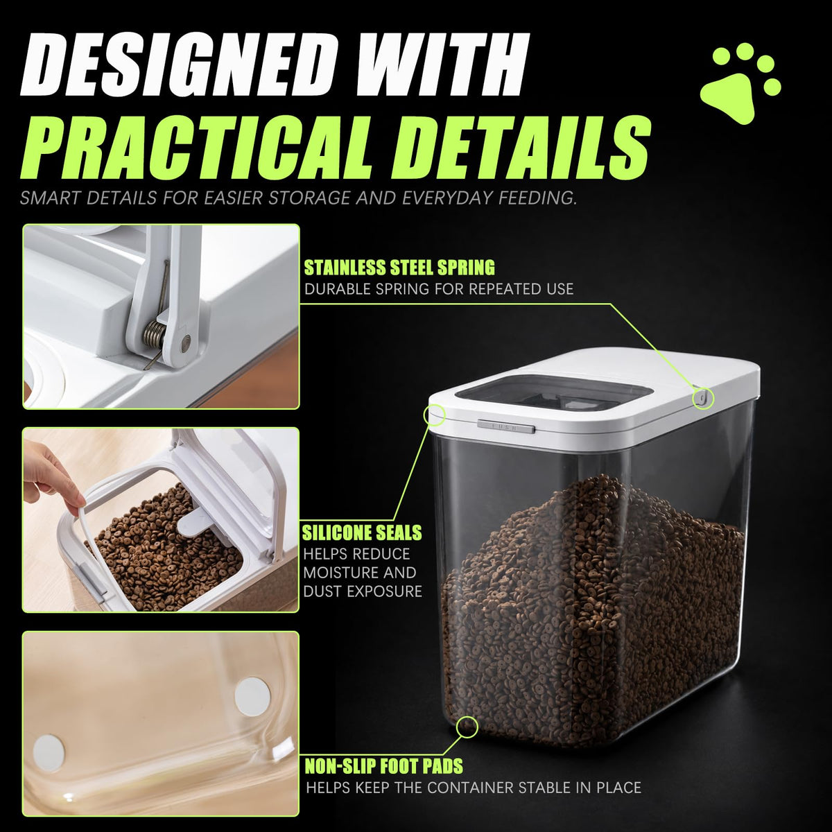 Dog Food Storage Container 10 Lbs B2738