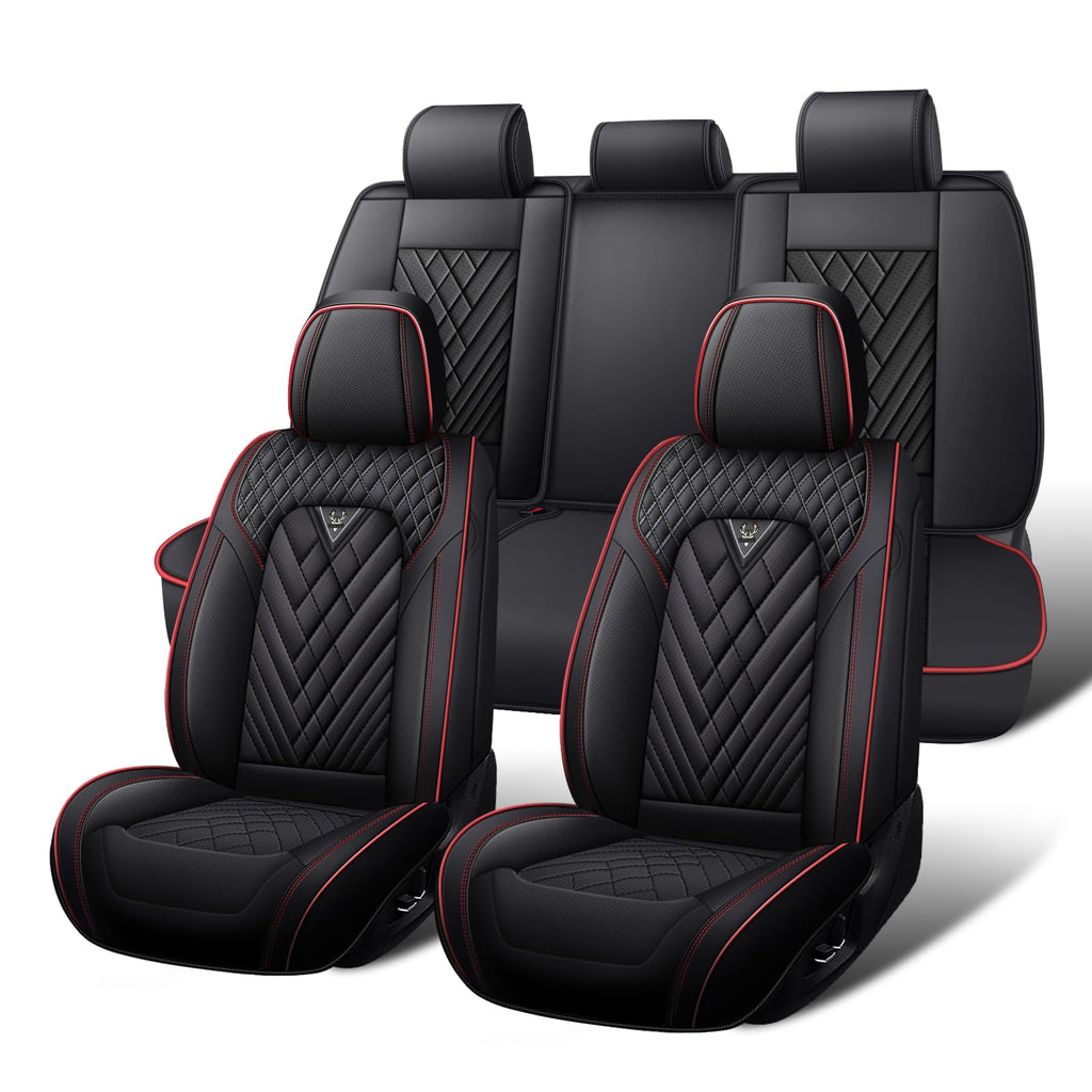 Waterproof Nappa Leather Full Set Car Seat Covers R9349