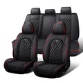 Waterproof Nappa Leather Full Set Car Seat Covers R9349