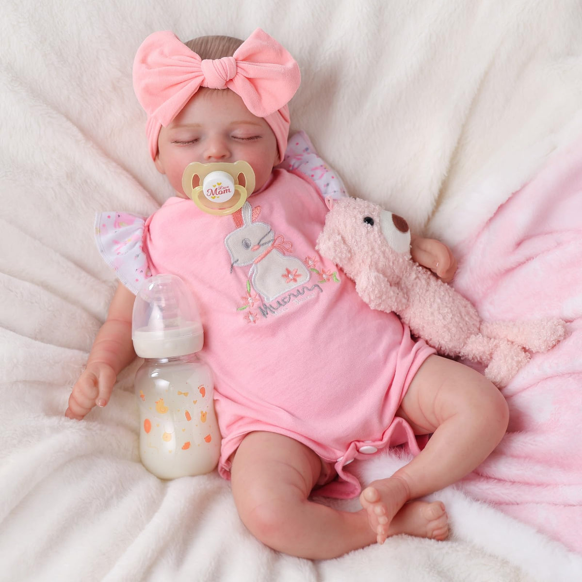 20 Inch Soft Body Realistic Baby Doll Girl D416