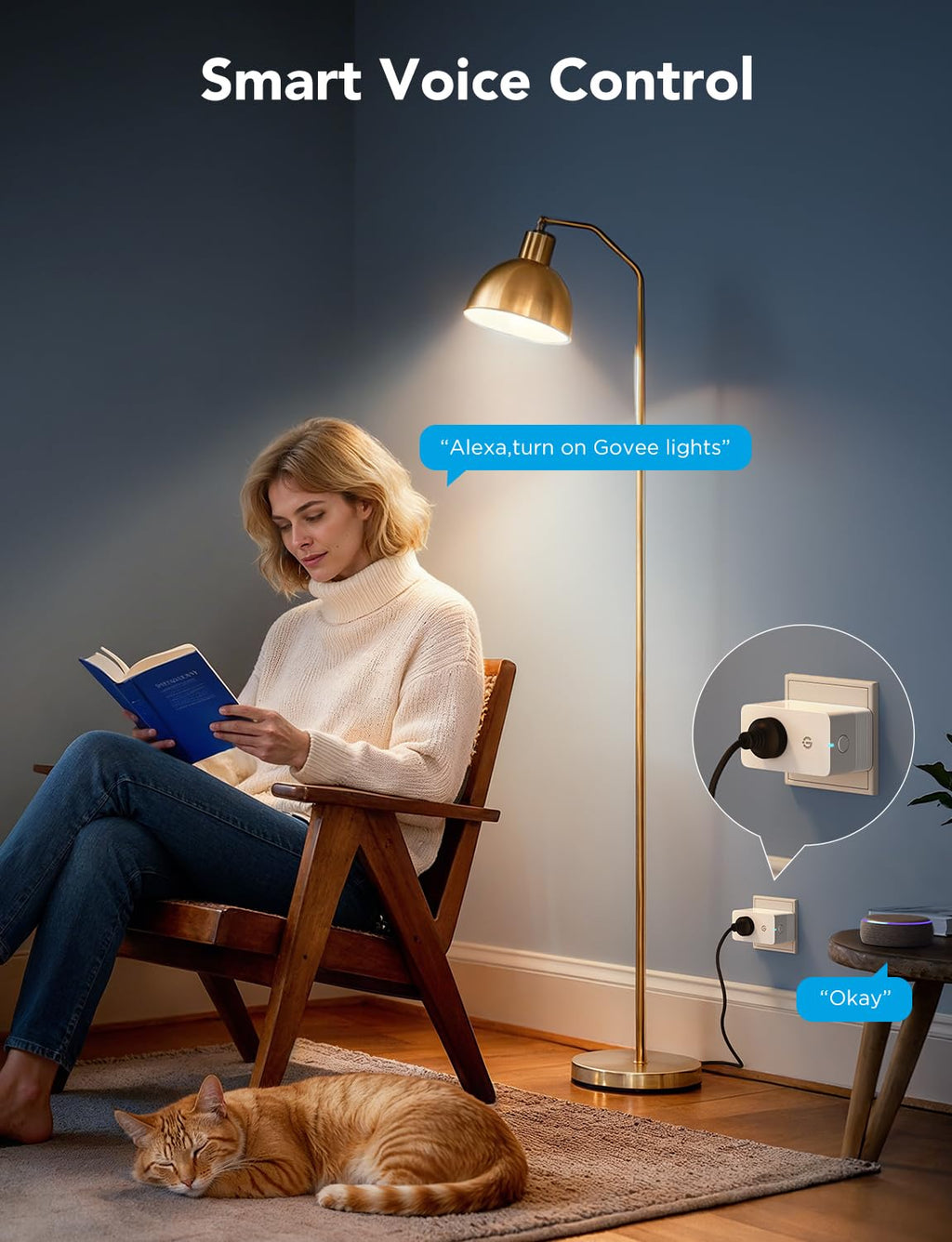 Smart Plug with Energy Monitoring, 1 Pack D86417