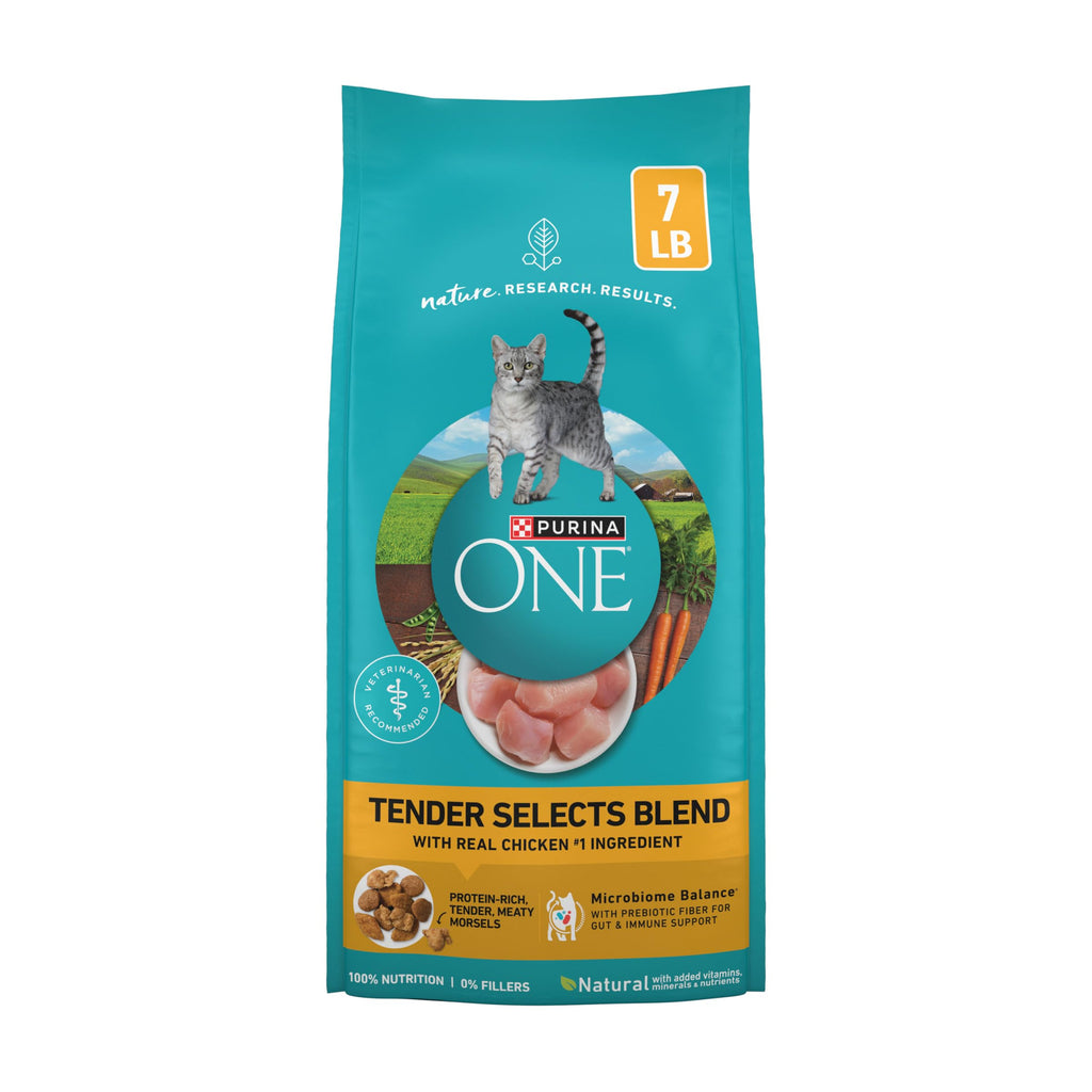 Dry Cat Food Chicken 7 lb Bag I99064