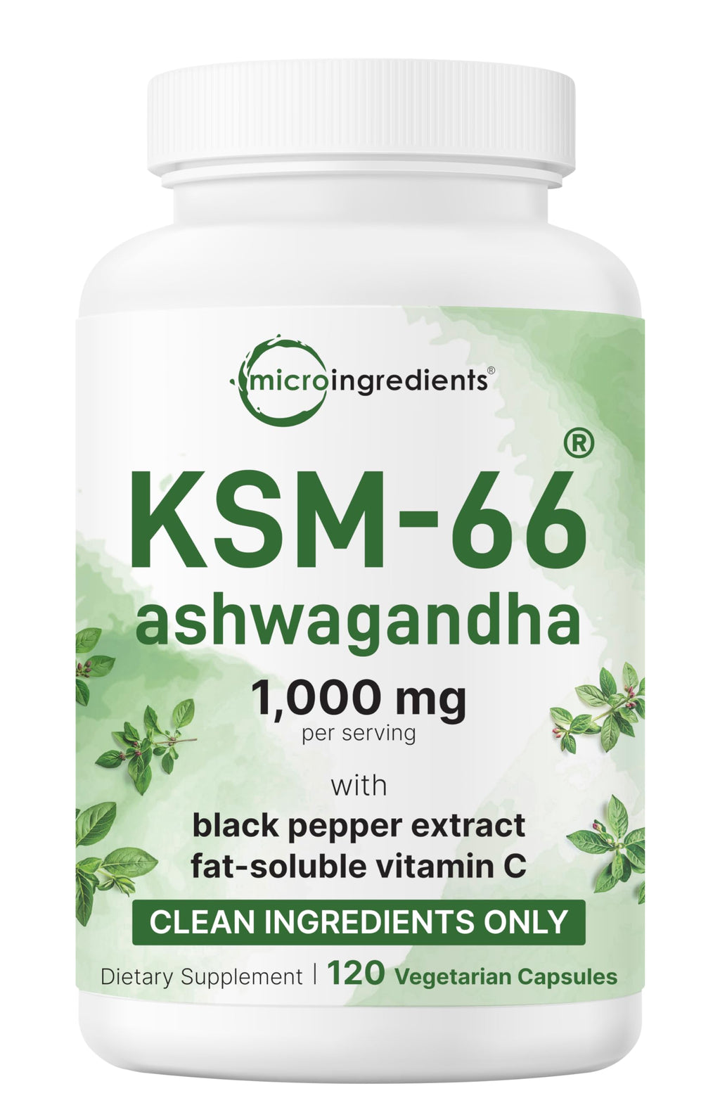Ashwagandha 1,000mg 120 Veggie Capsules H6299