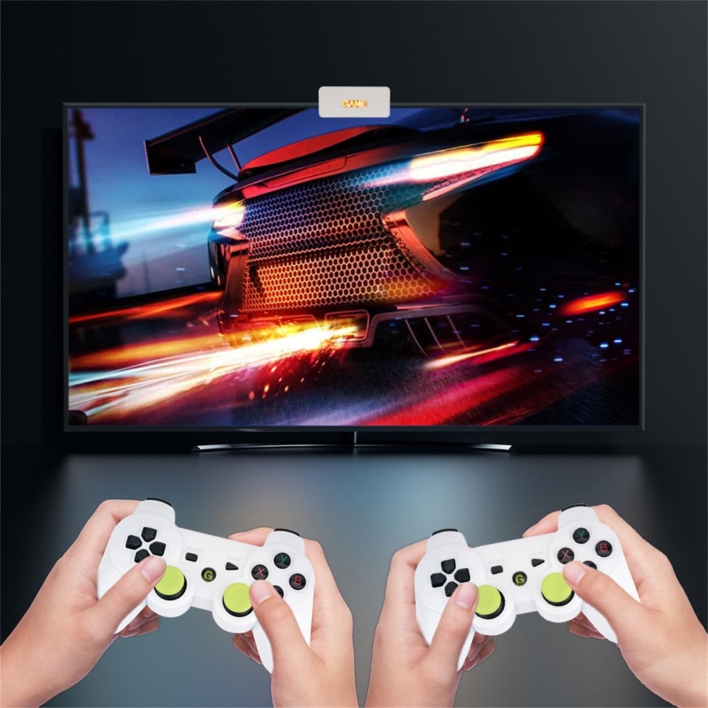 Retro Game Console 4K HD Wireless TV Stick Dual Handle Portable C4827